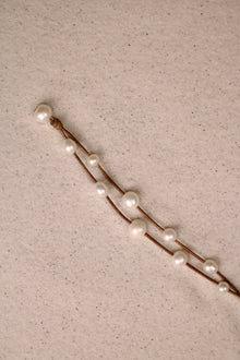 Music Bracelet Two Strand White