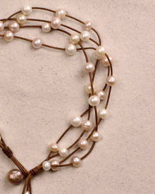 Music Necklace Four Strand Multi
