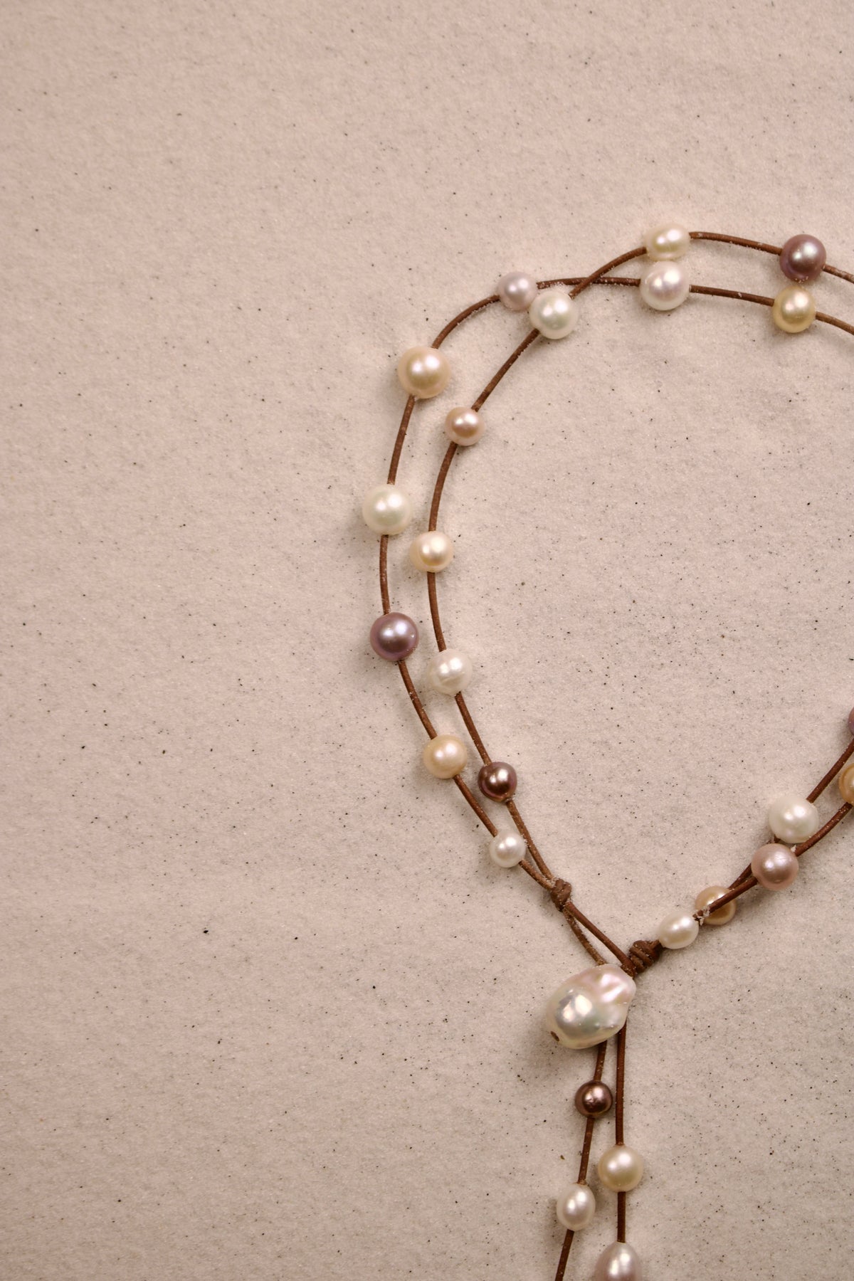 Music Necklace Two Strand Multi