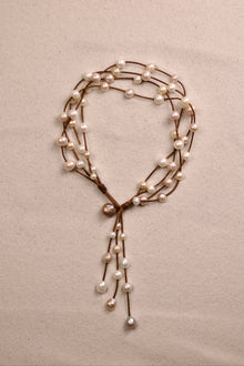 Music Necklace Four Strand Multi