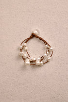 Music Bracelet Four Strand White