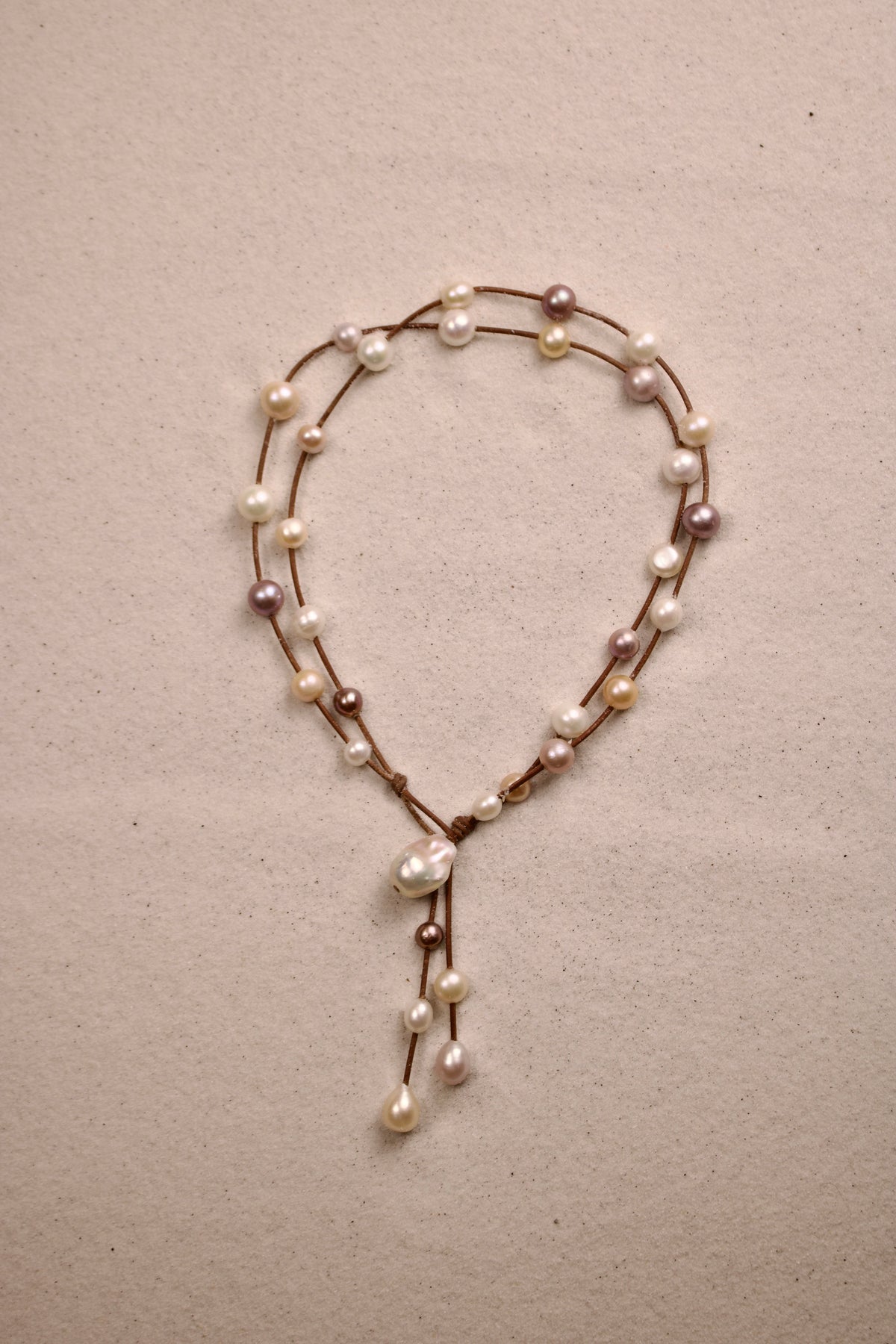 Music Necklace Two Strand Multi