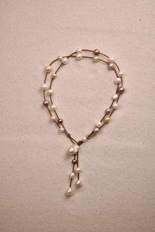 Music Necklace Two Strand Multi