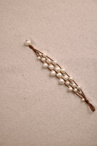 Music Bracelet Four Strand White