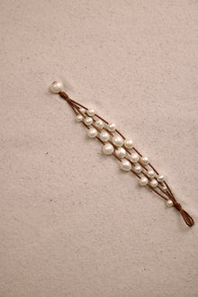 Music Bracelet Four Strand White
