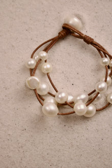 Music Bracelet Four Strand White