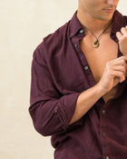 Brass African Dread Ring Necklace