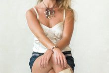 Black Tahitian & South Sea Gold Daisy Bracelet