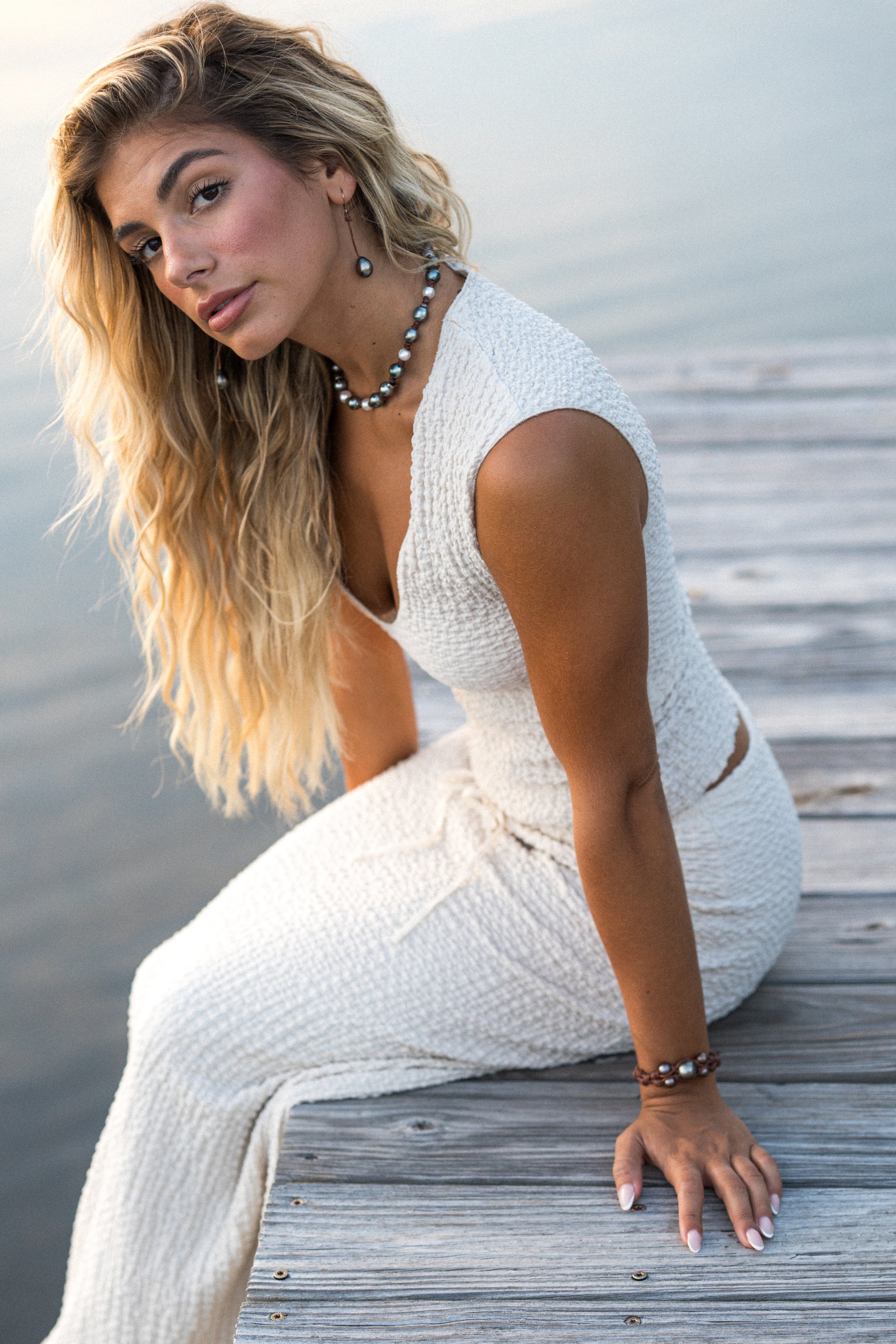 Black Tahitian All Around with Silver