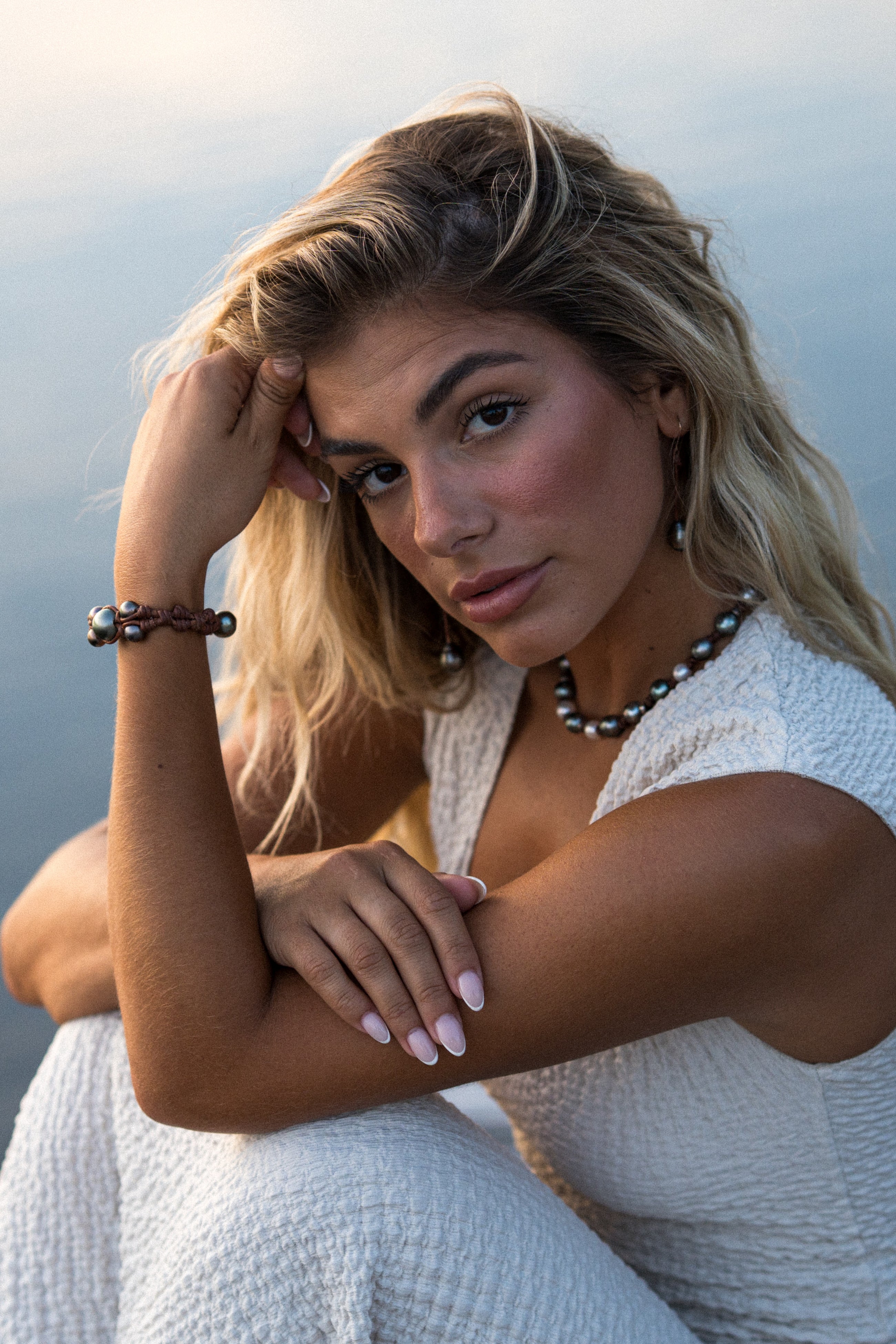 Black Tahitian All Around with Silver