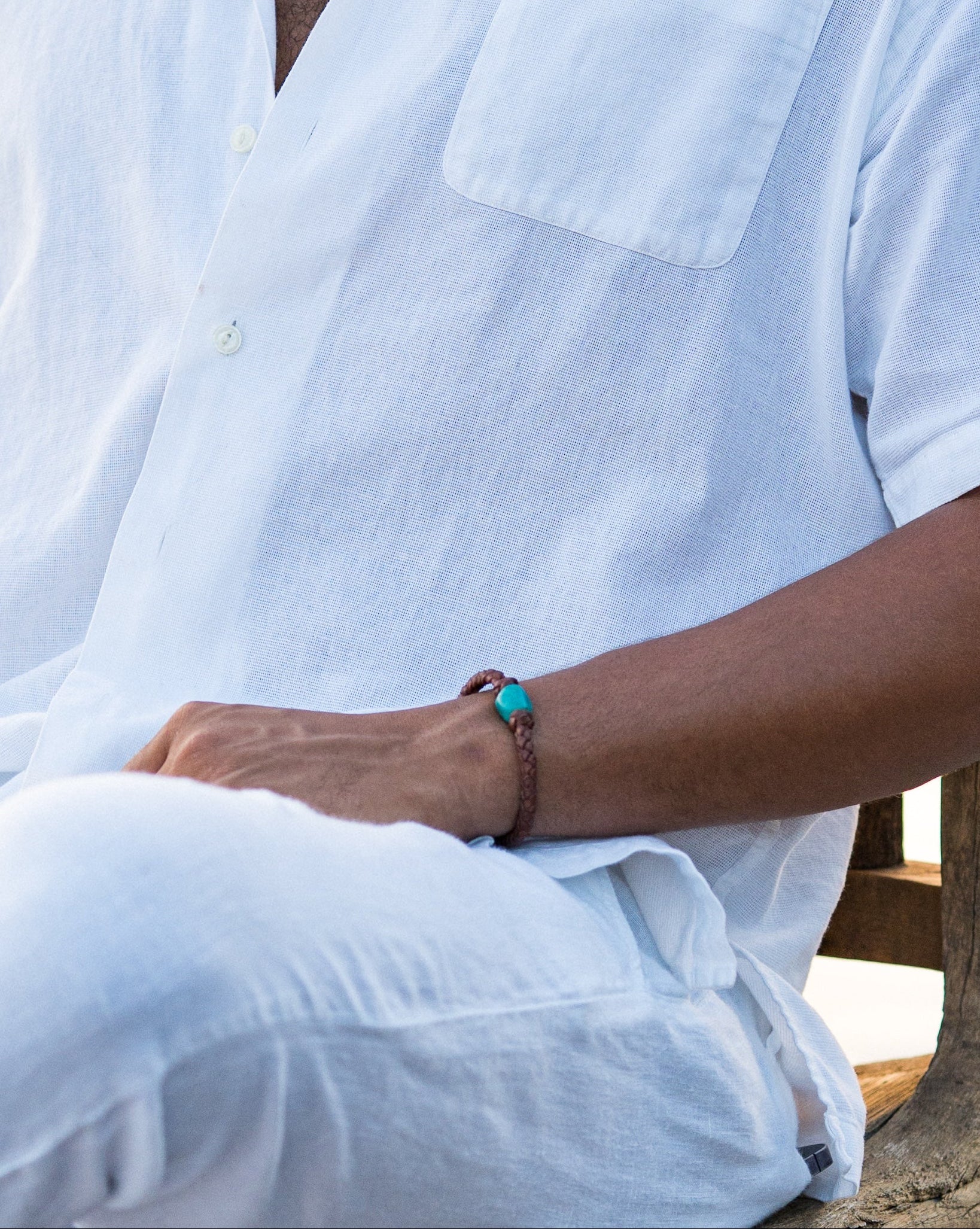 Turquoise Single Braided Bracelet