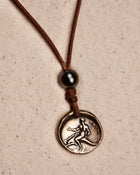 Boy On Dolphin Coin Necklace
