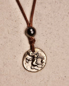 Boy On Dolphin Coin Necklace