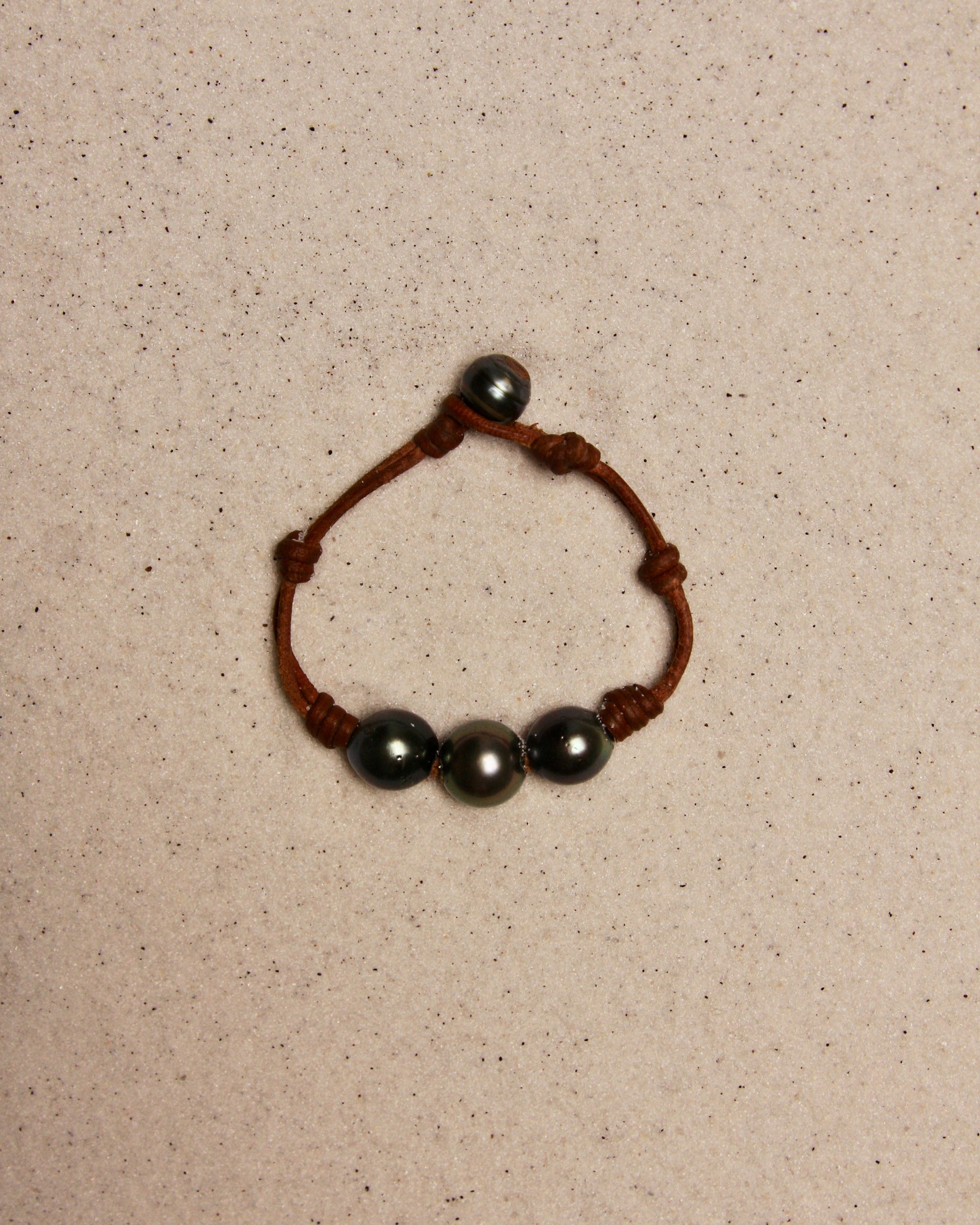 Tahitian Three Pearl Bracelet