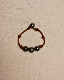 Tahitian Three Pearl Bracelet