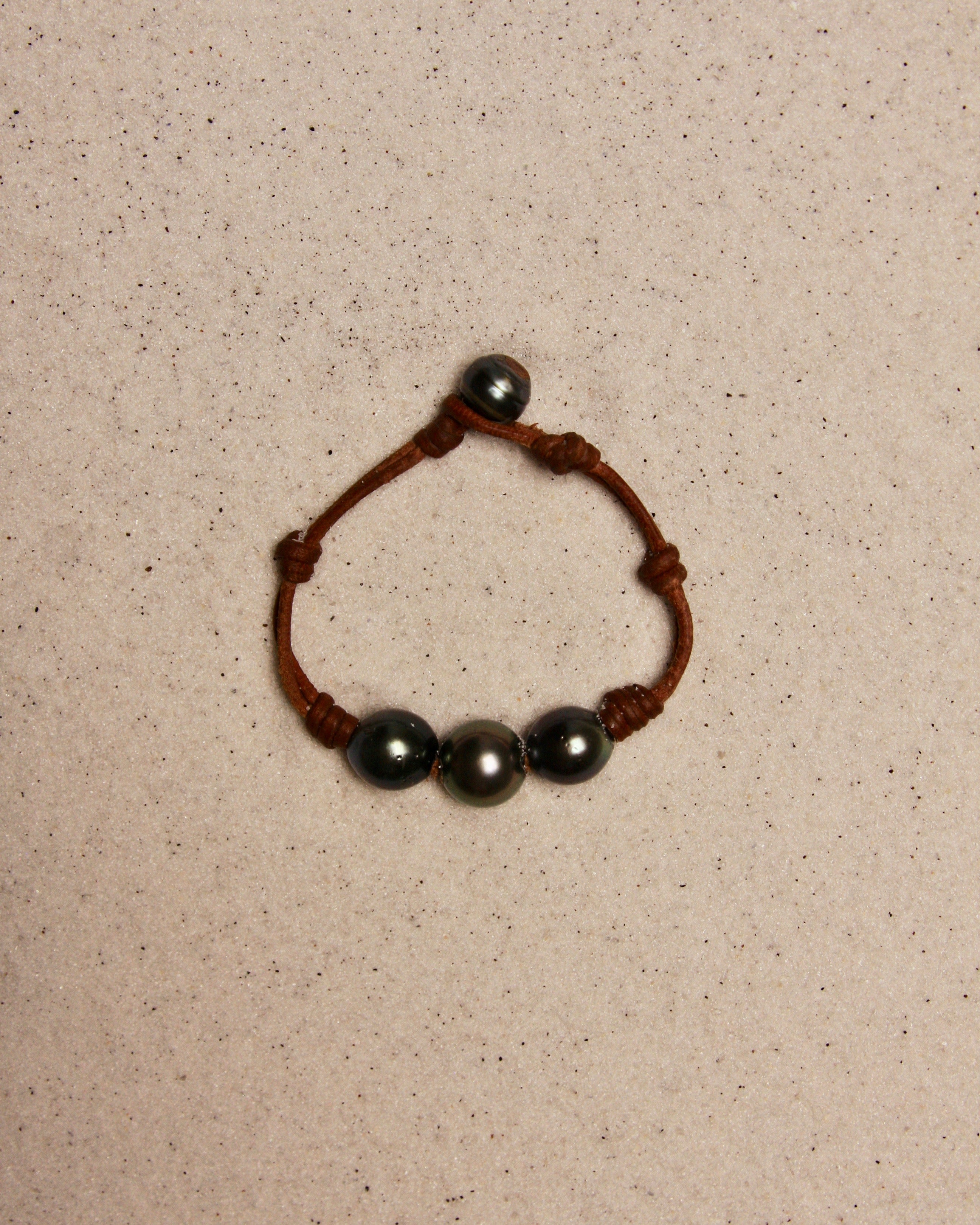 Tahitian Three Pearl Bracelet