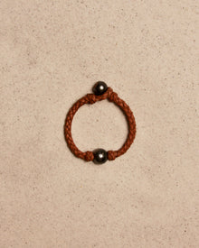 Black Tahitian Single  Braided Bracelet