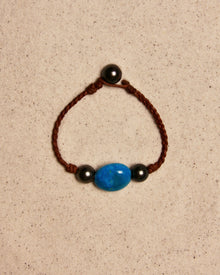 Tahitian & Turquoise Braided Bracelet