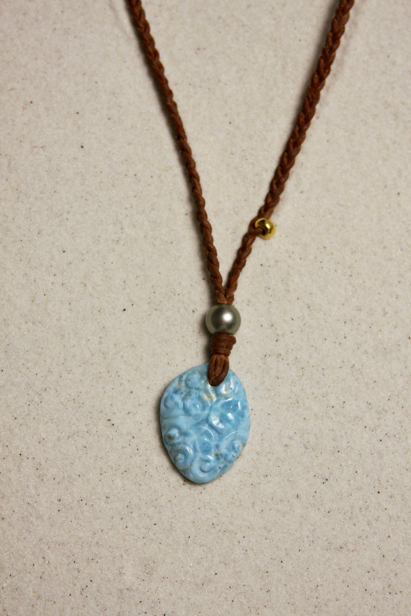 Larimar Wave Necklace
