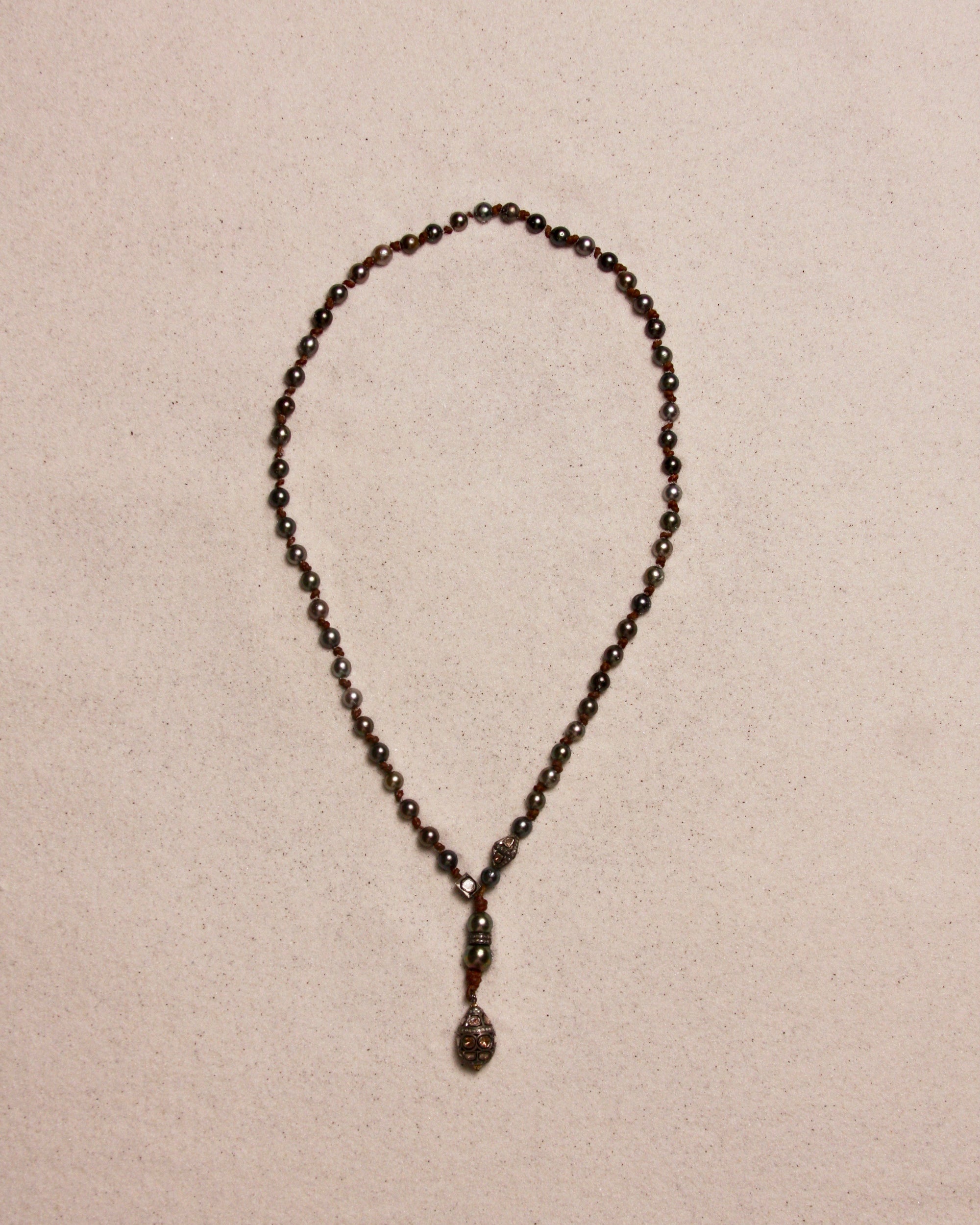 Black Tahitian & Pave Diamond Symphony