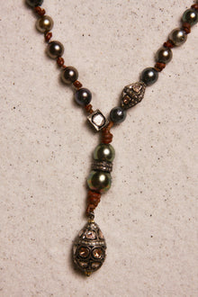 Black Tahitian & Pave Diamond Symphony