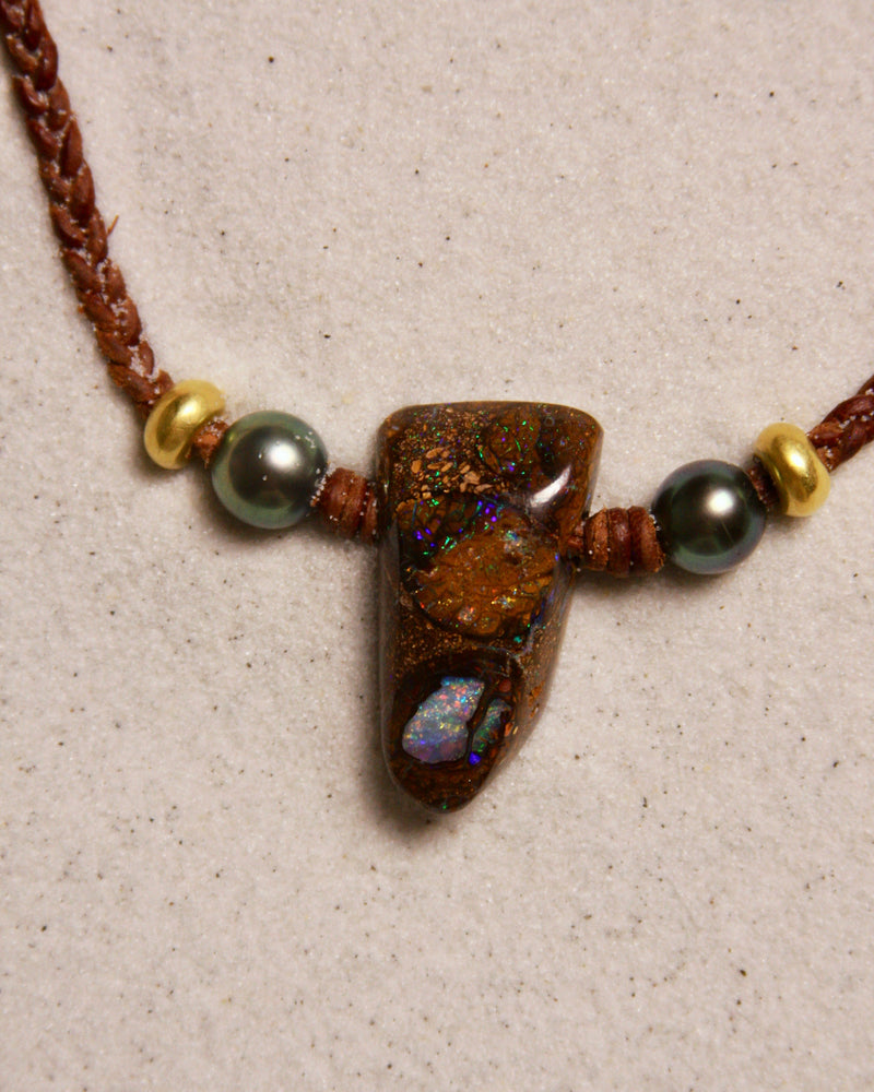 Australian Boulder Opal Chocker