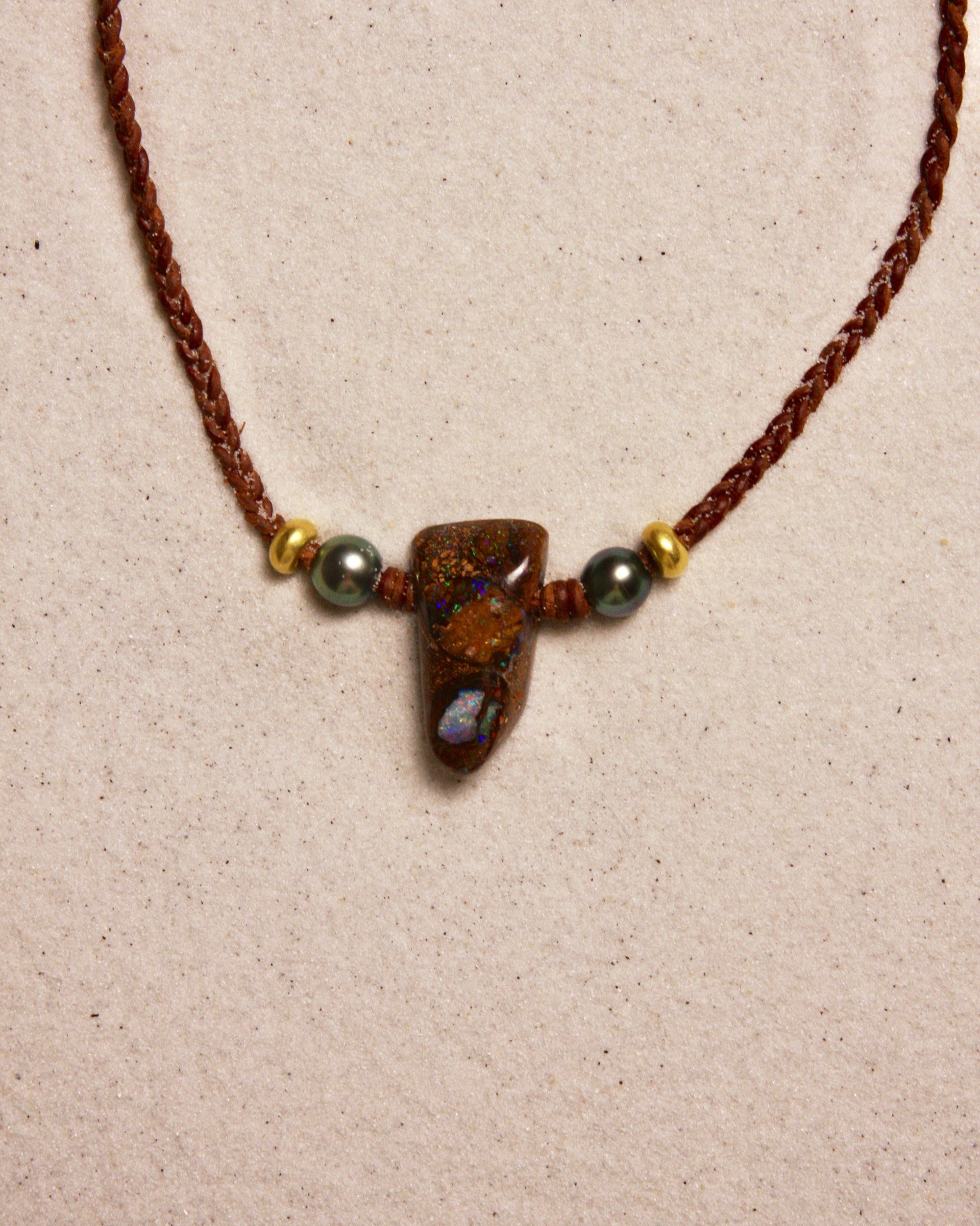 Australian Boulder Opal Chocker