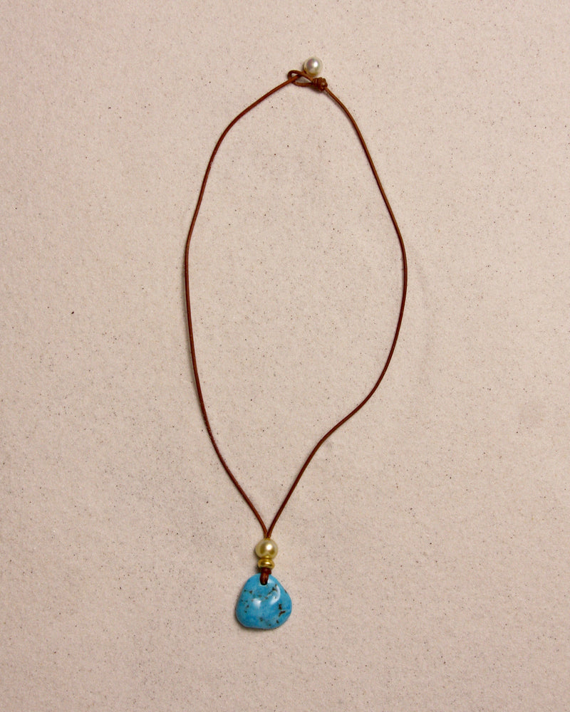 Turquoise & Gold Saba