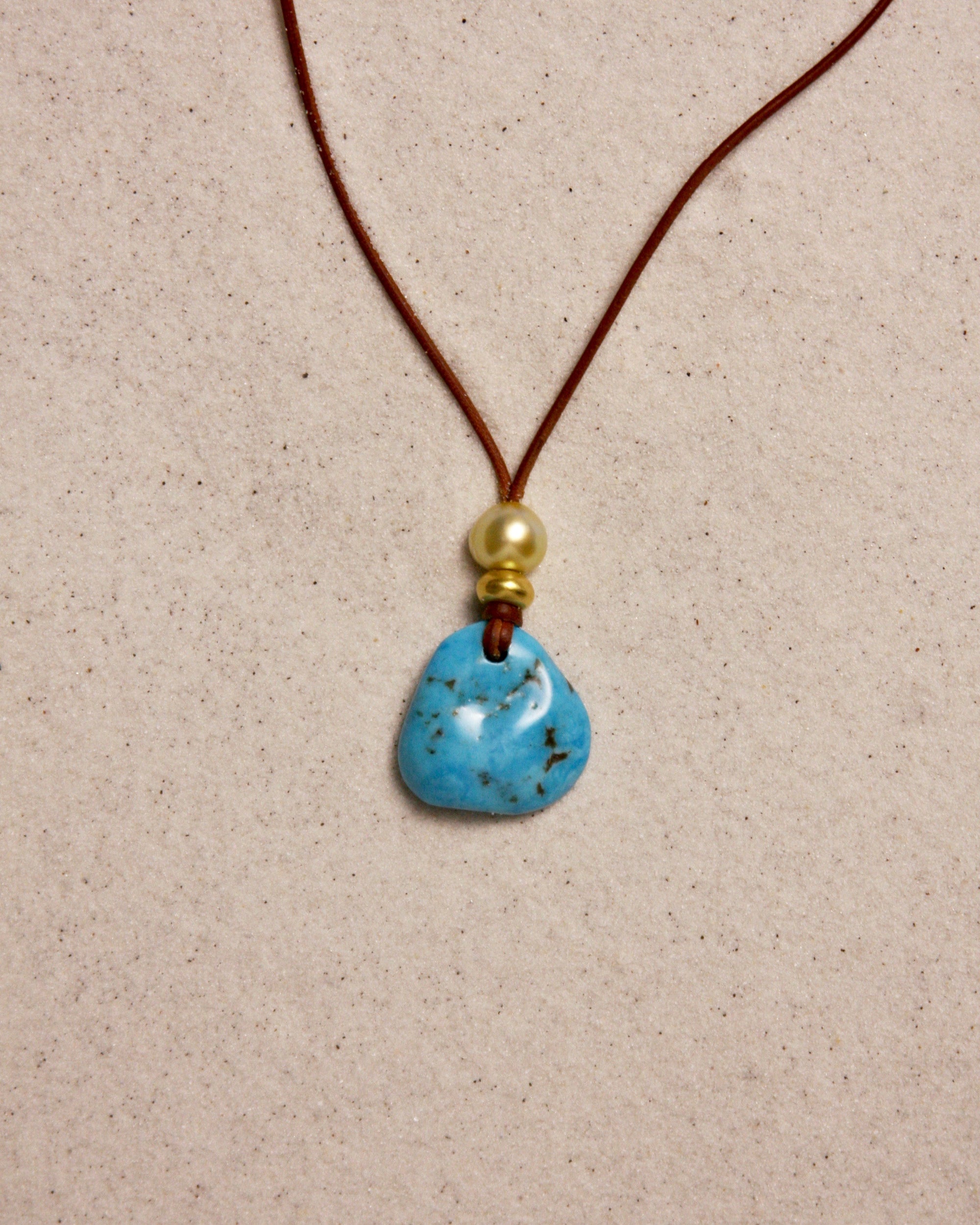 Turquoise & Gold Saba