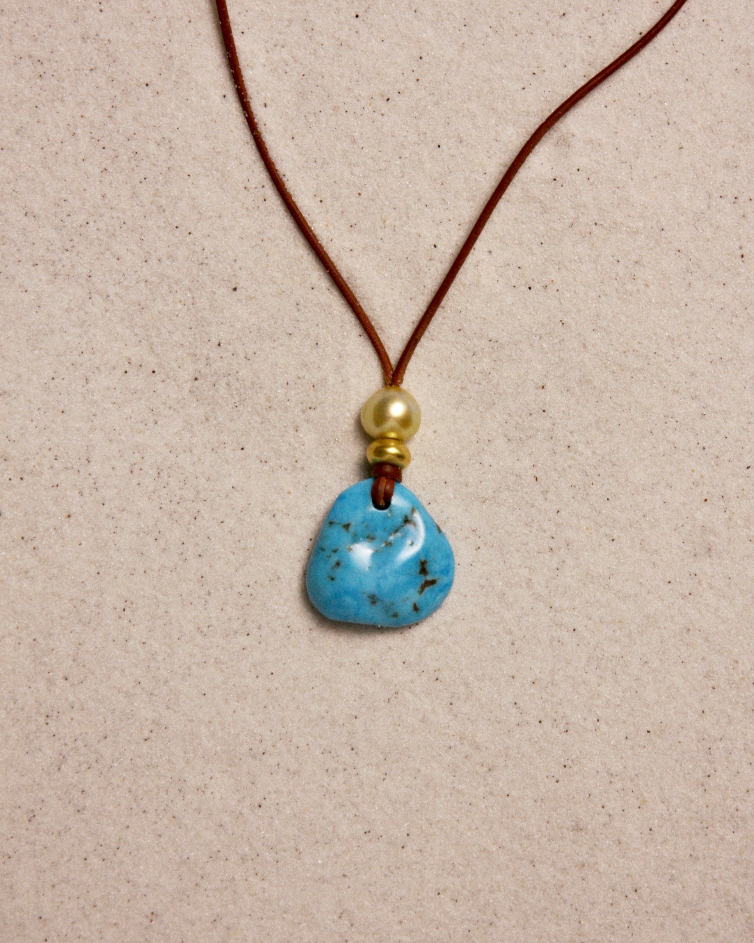 Turquoise & Gold Saba