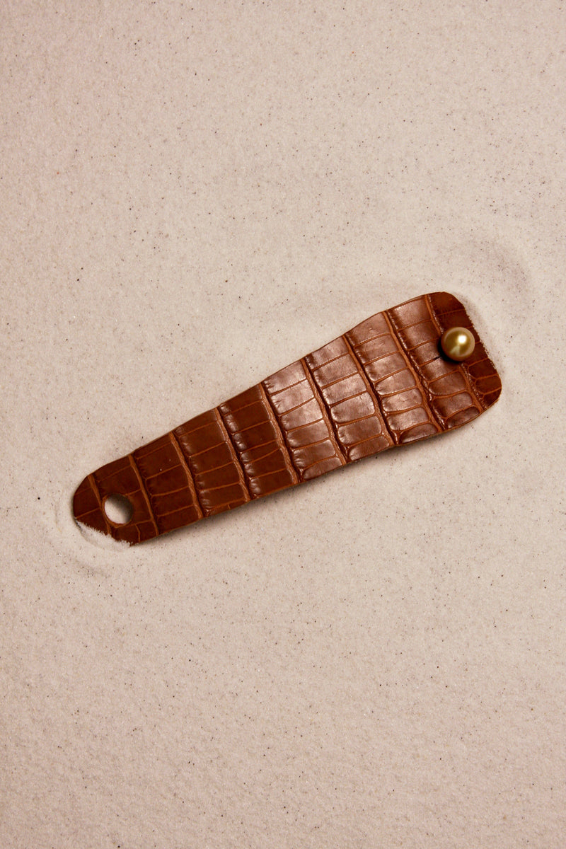 Caramel Aligator Cuff