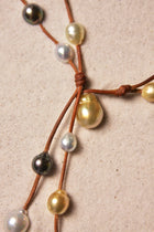 Music Necklace Two Strand Tri