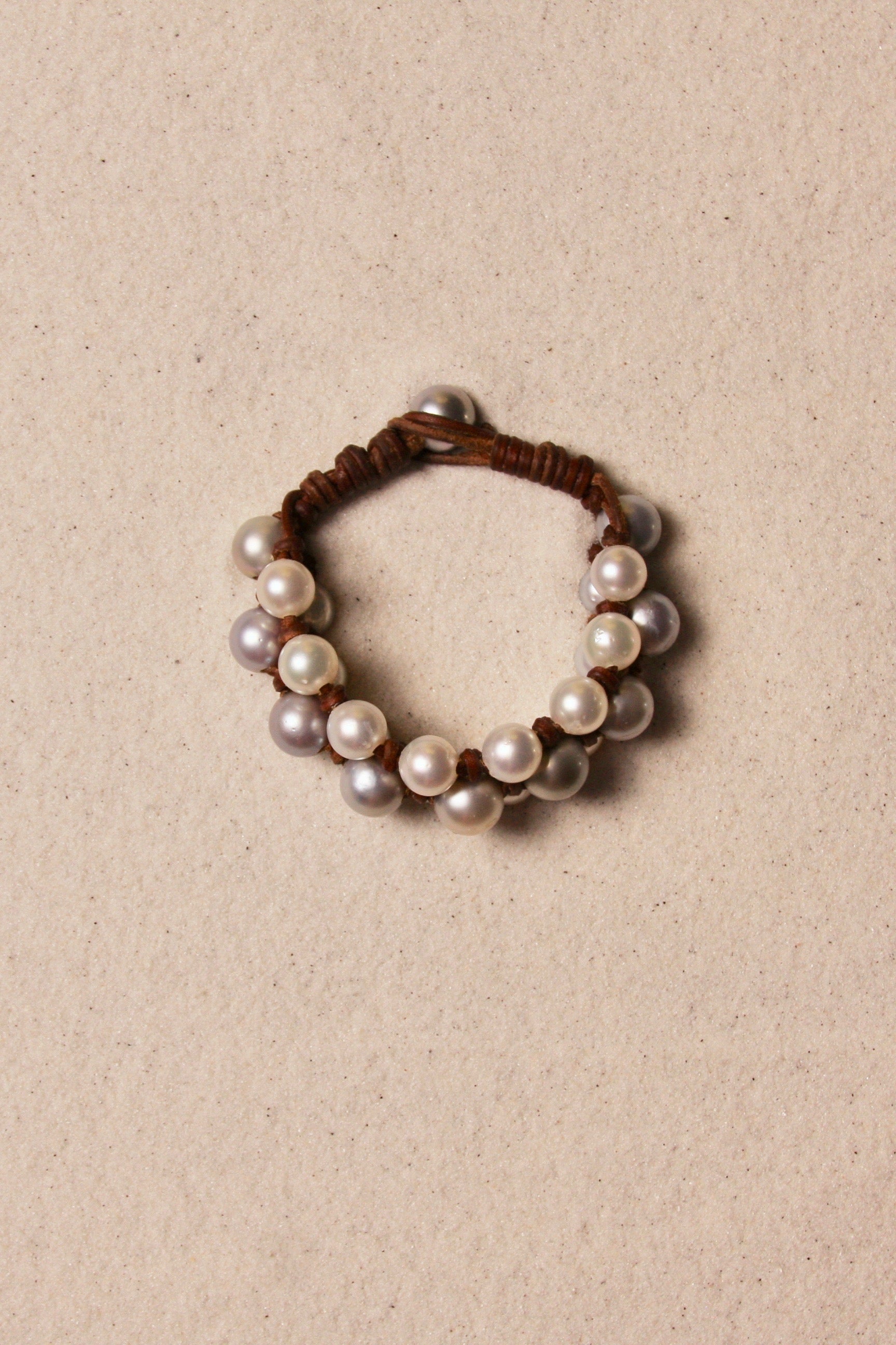 The Braided Beltway White & Platinum