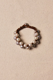 The Braided Beltway White & Platinum