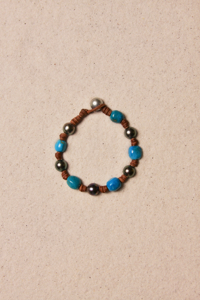 All Around Turquoise & Black Tahitian