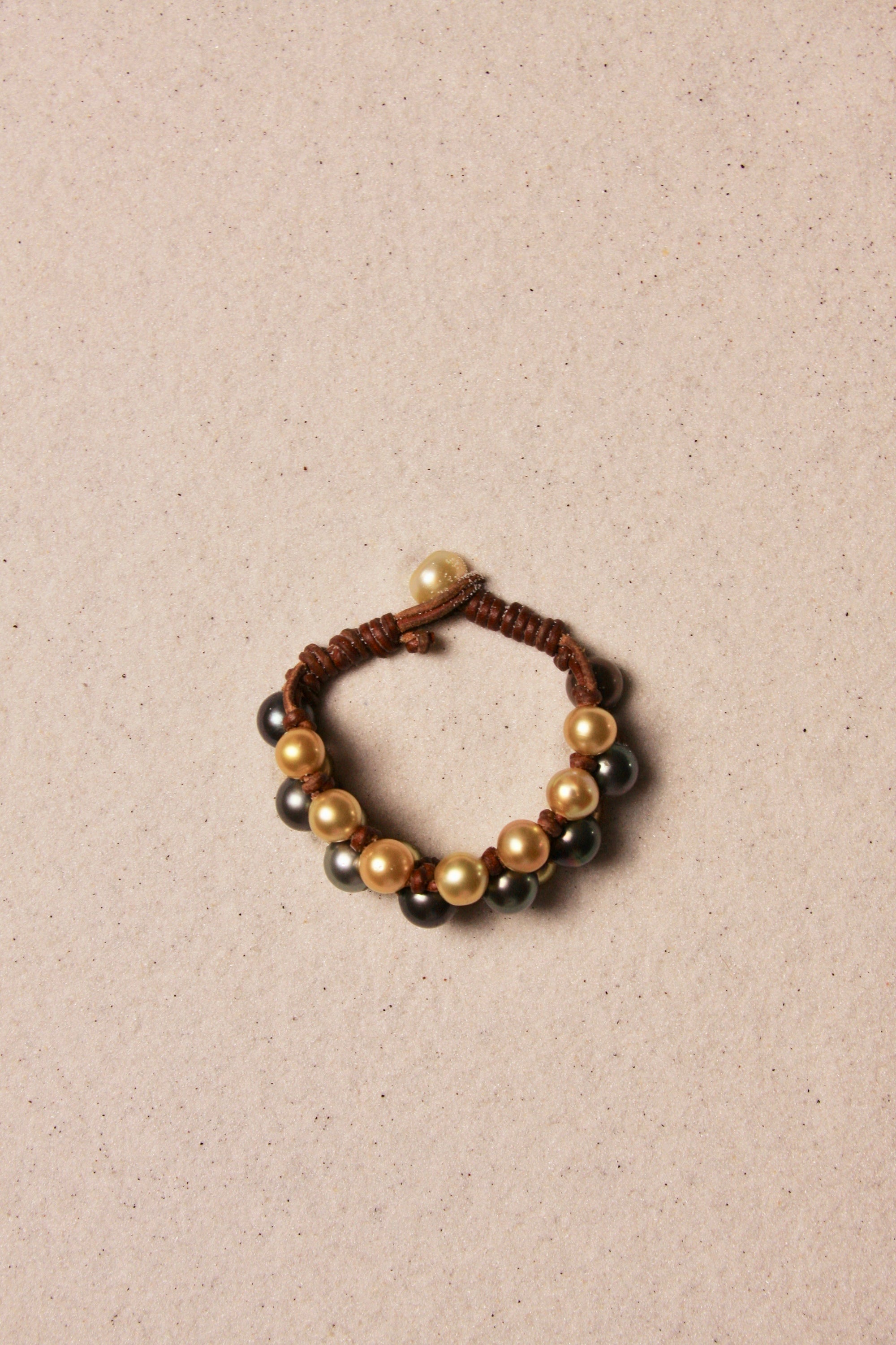 The Braided Beltway Gold & Black
