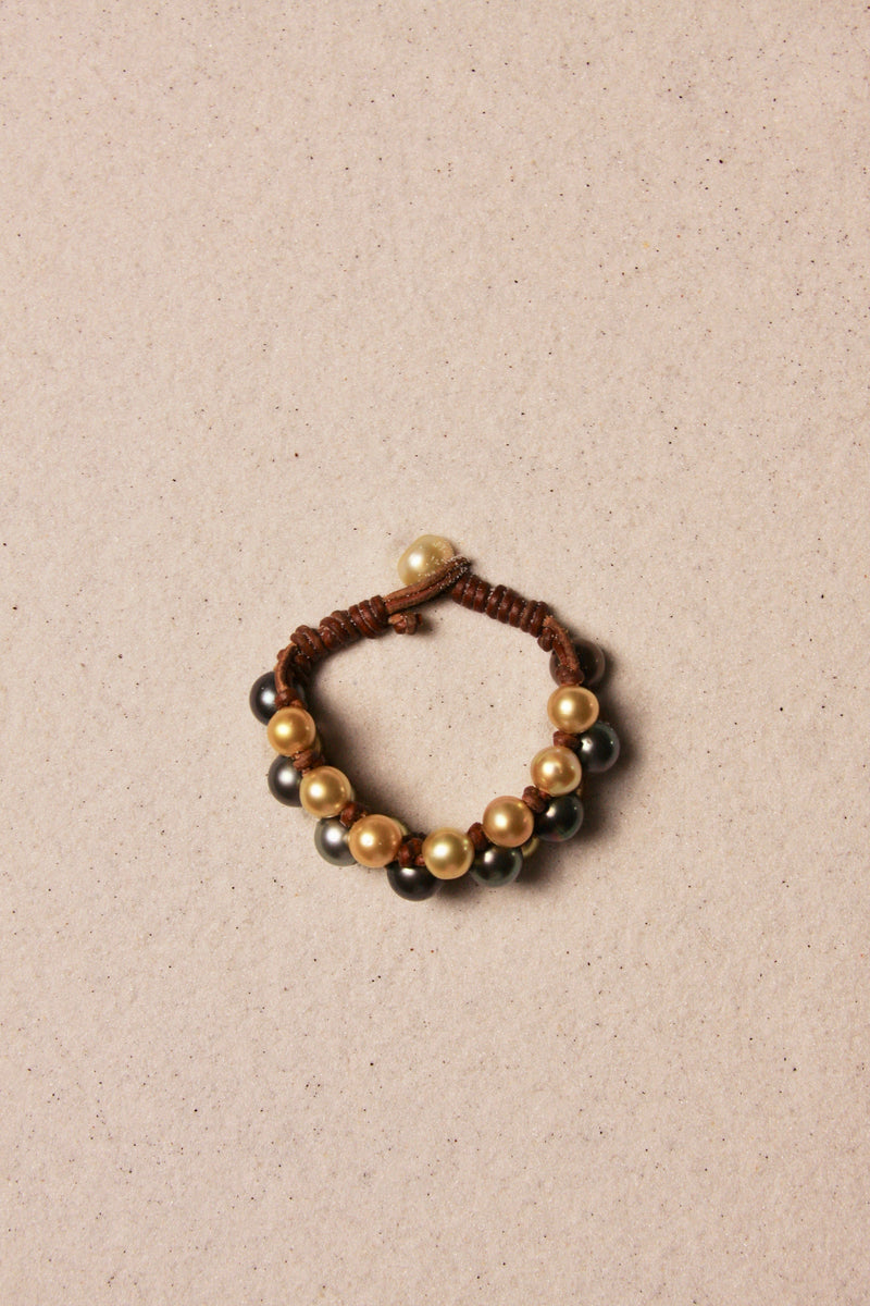 The Braided Beltway Gold & Black