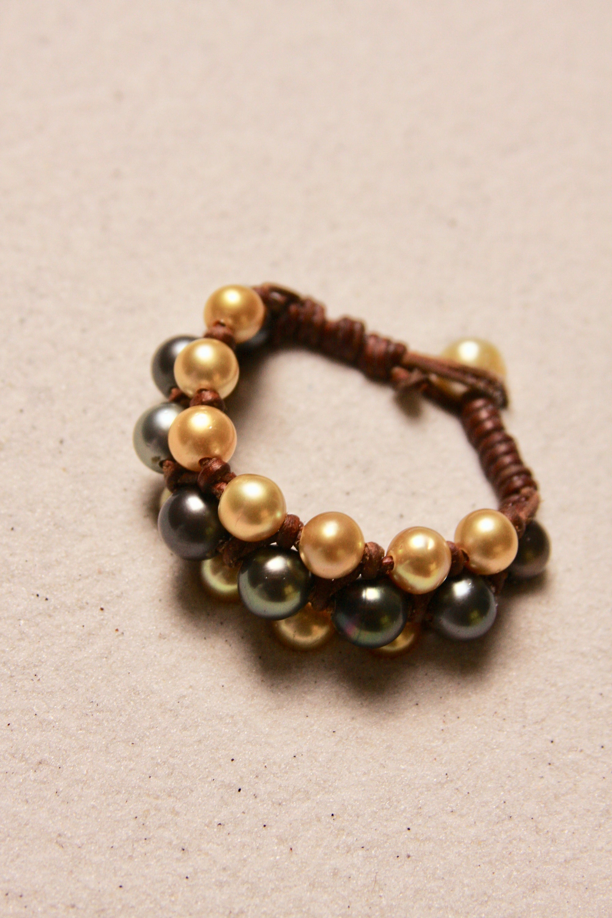 The Braided Beltway Gold & Black