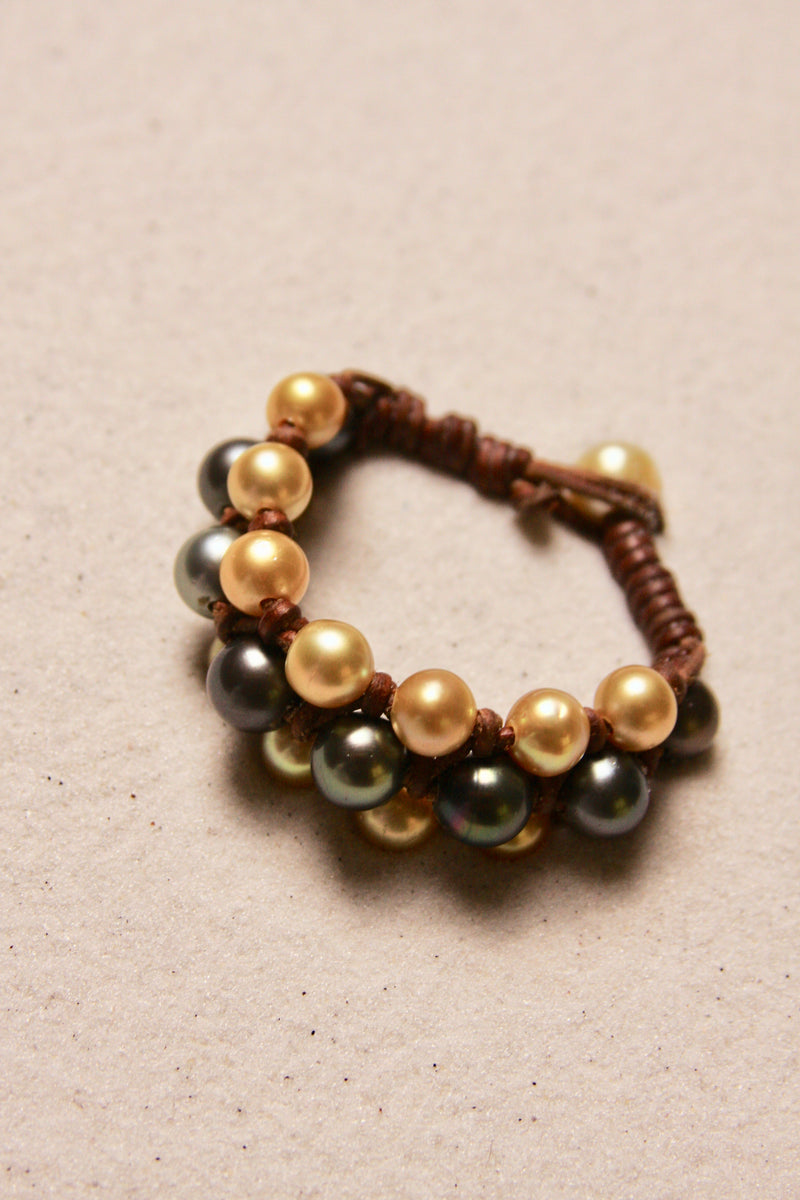 The Braided Beltway Gold & Black