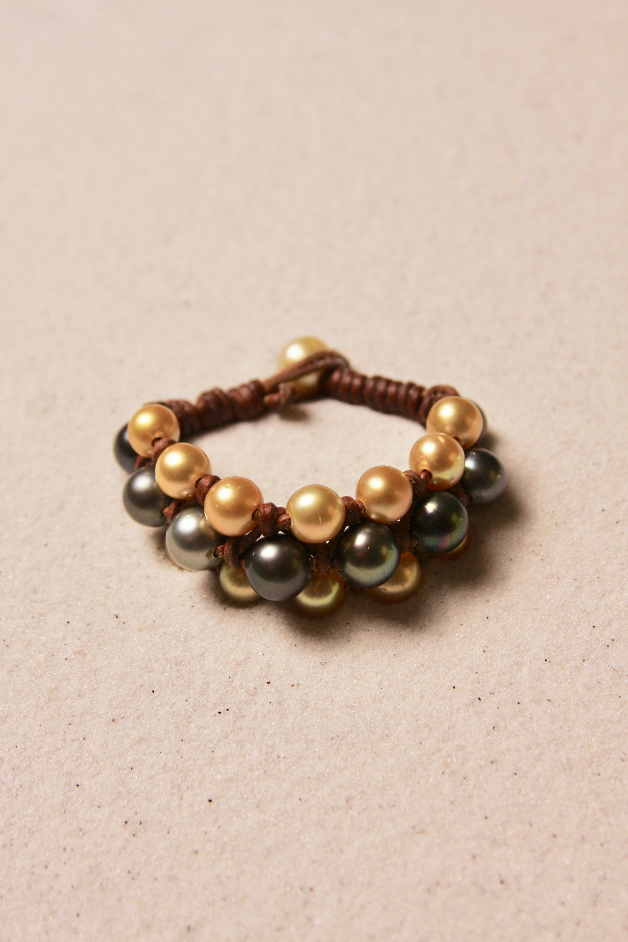 The Braided Beltway Gold & Black