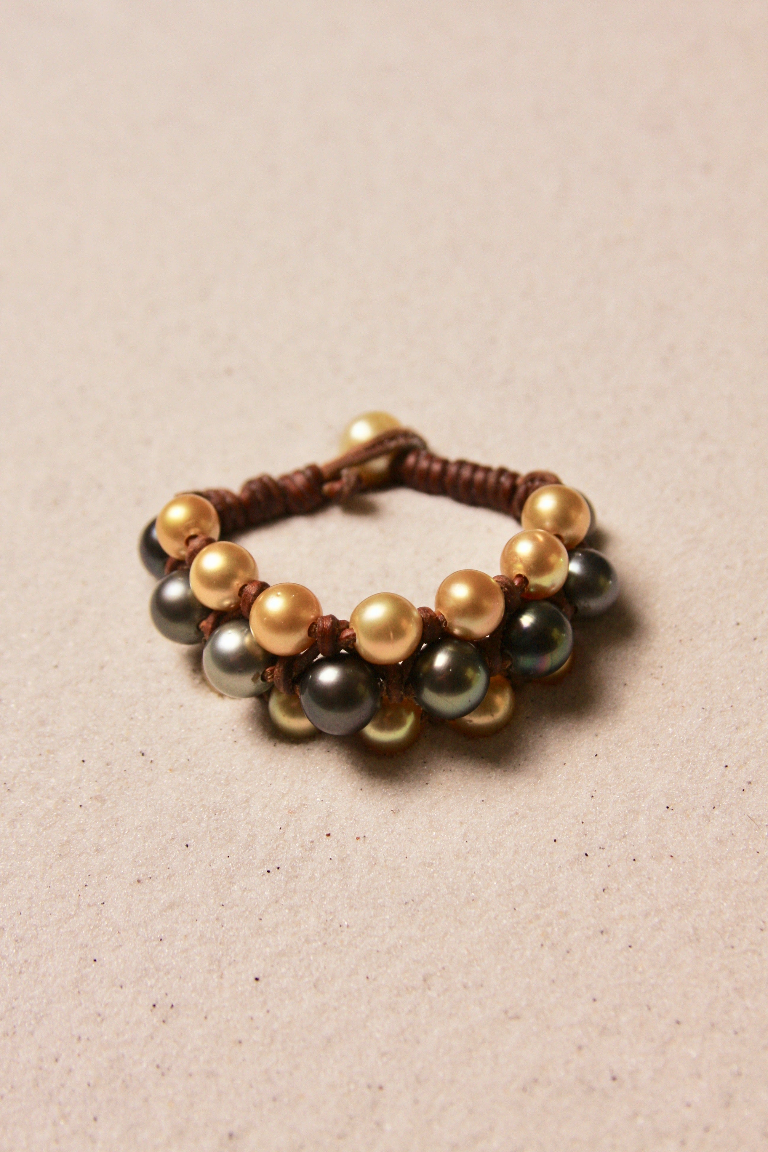 The Braided Beltway Gold & Black