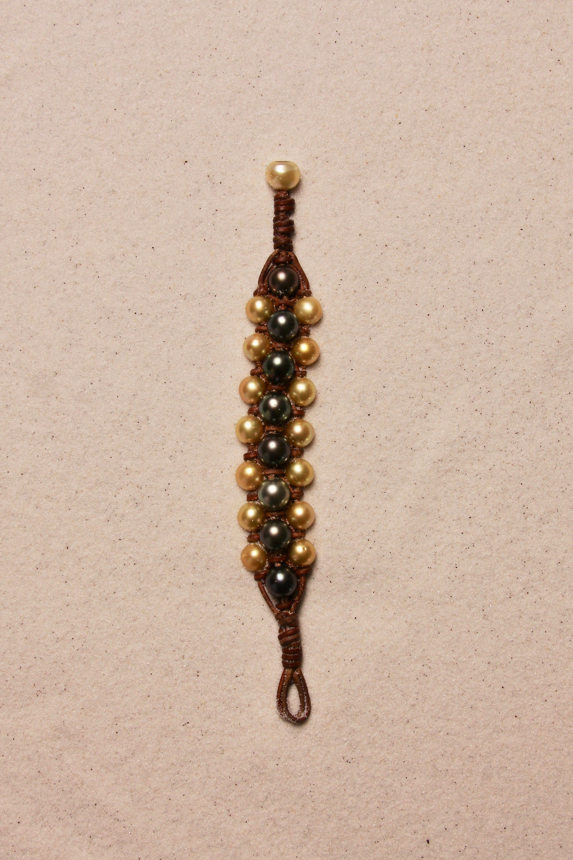 The Braided Beltway Gold & Black