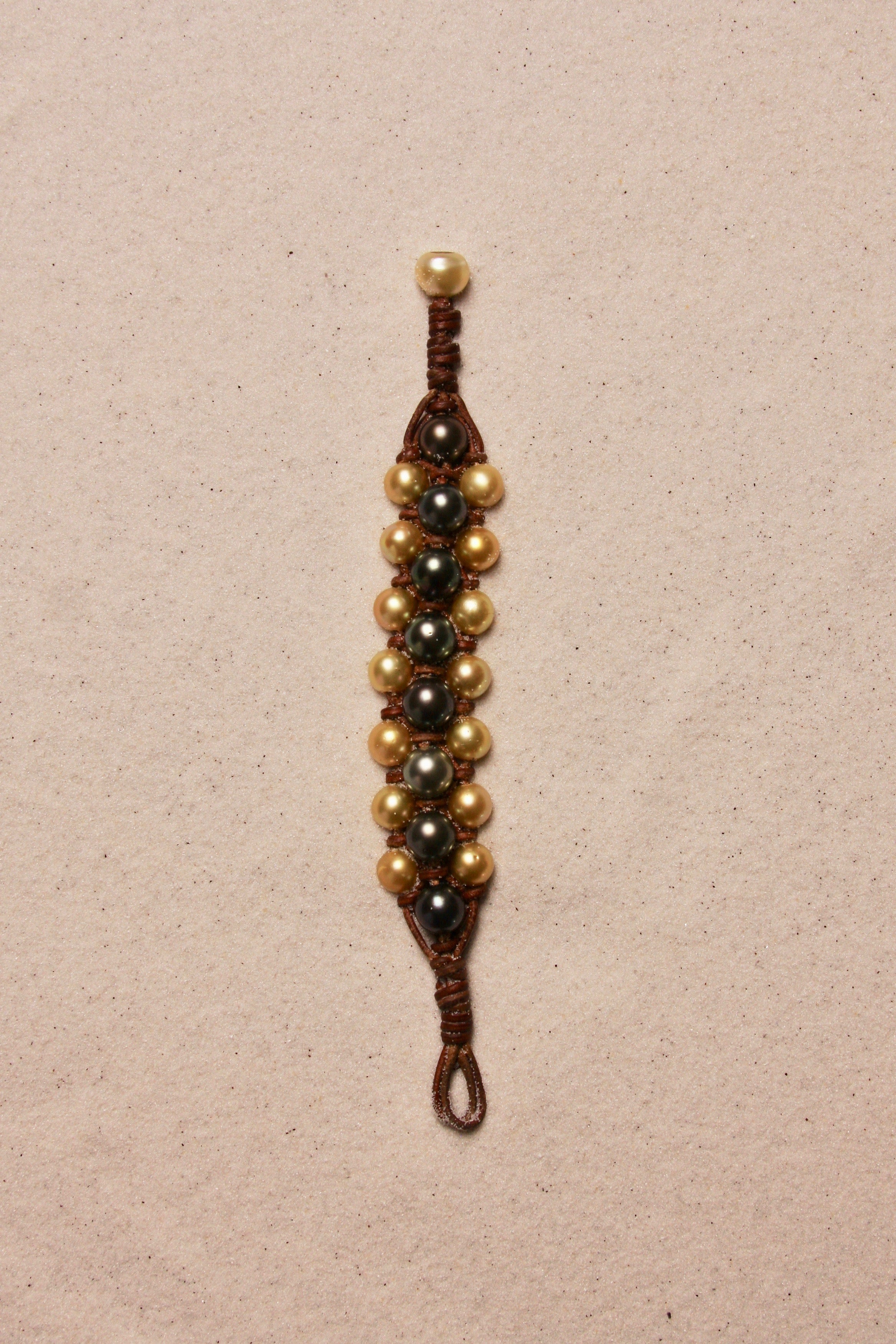 The Braided Beltway Gold & Black