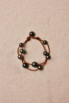 Music Bracelet Two Strand Black