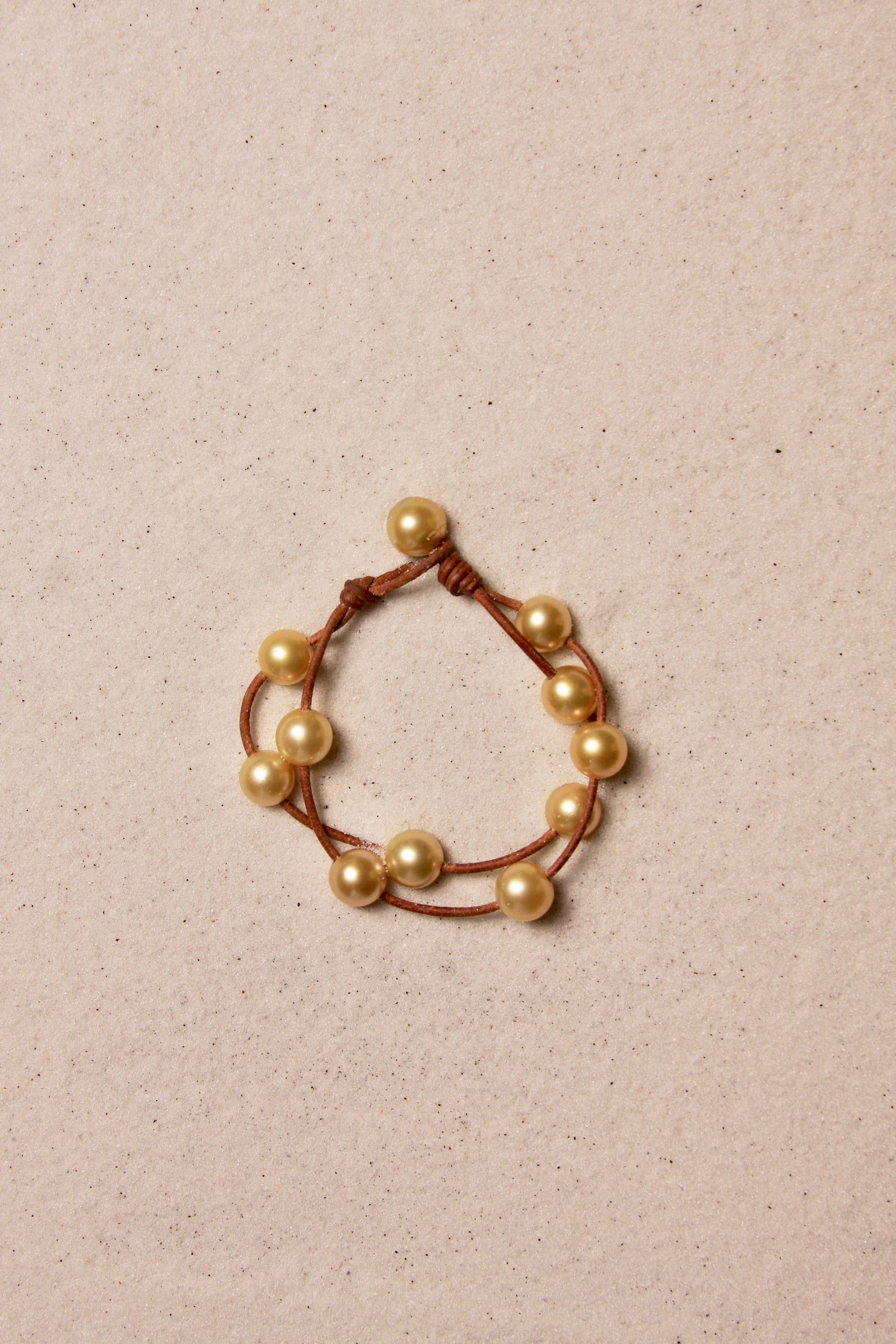 Music Bracelet Two Strand Gold