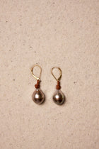 Black Tahitian Drop Earrings