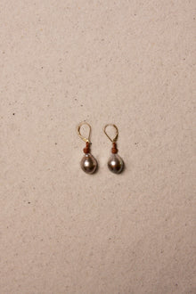 Black Tahitian Drop Earrings