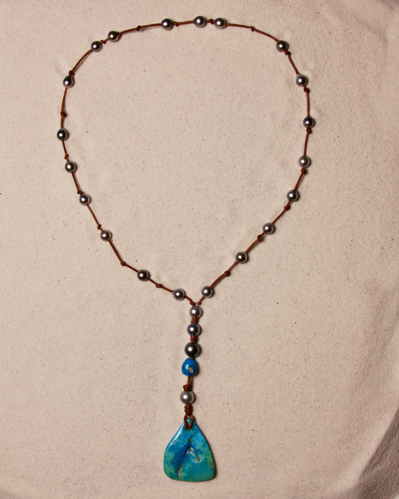 Violet Rose With Turquoise
