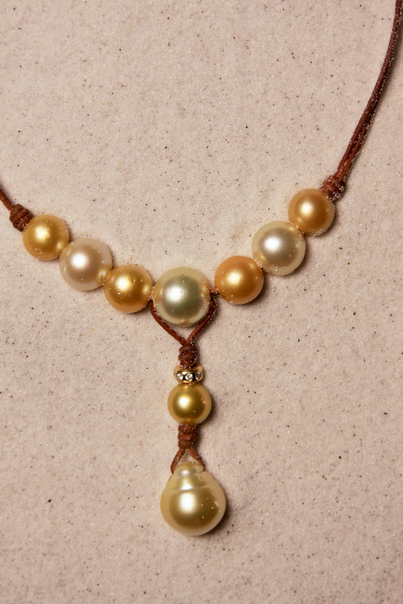 Gold South Sea Water Color