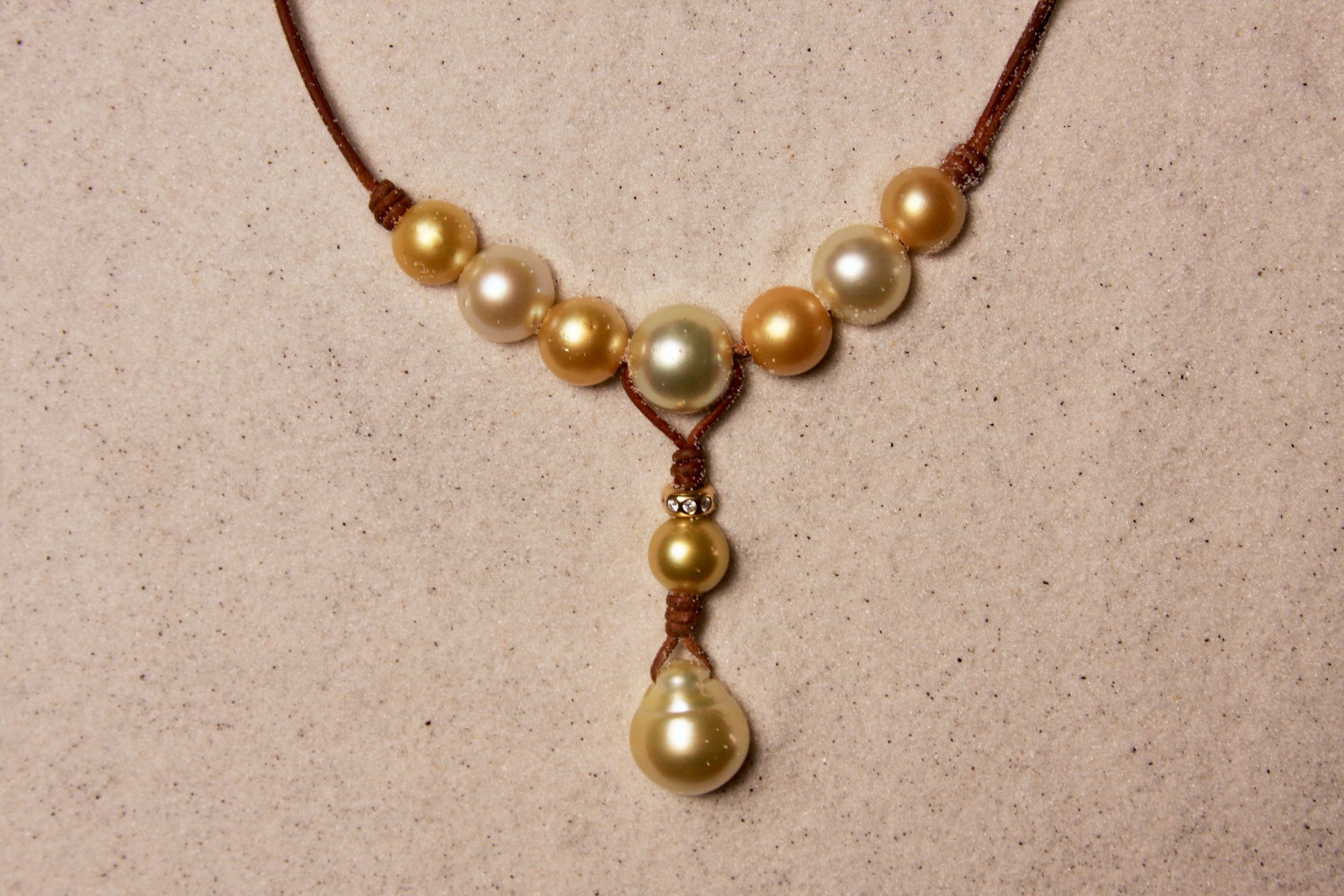 Gold South Sea Water Color
